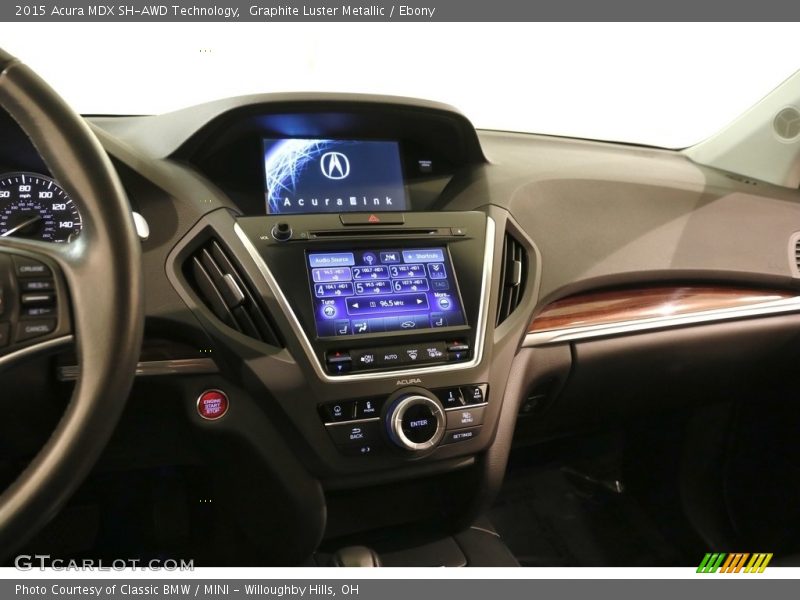Graphite Luster Metallic / Ebony 2015 Acura MDX SH-AWD Technology