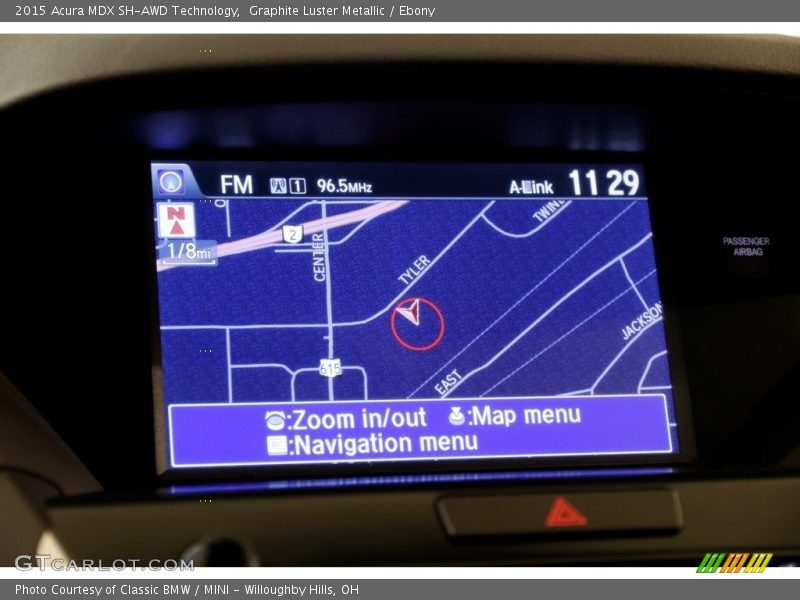 Graphite Luster Metallic / Ebony 2015 Acura MDX SH-AWD Technology