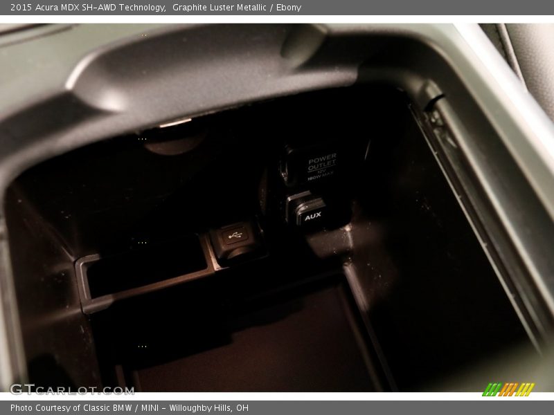 Graphite Luster Metallic / Ebony 2015 Acura MDX SH-AWD Technology