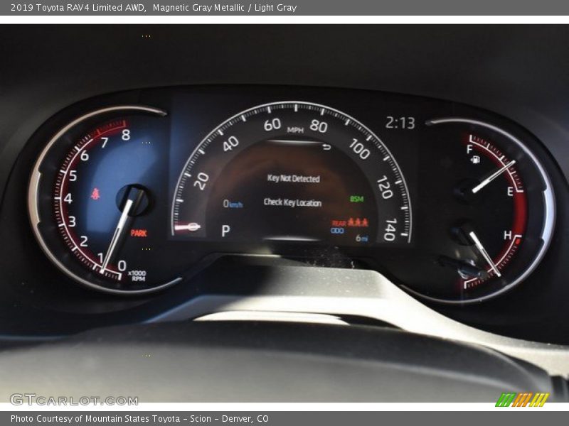 Magnetic Gray Metallic / Light Gray 2019 Toyota RAV4 Limited AWD