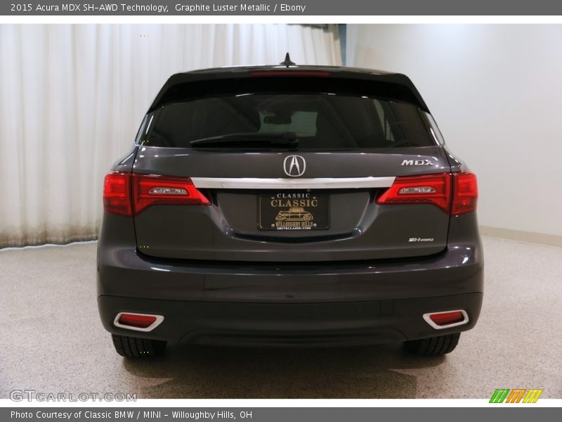 Graphite Luster Metallic / Ebony 2015 Acura MDX SH-AWD Technology