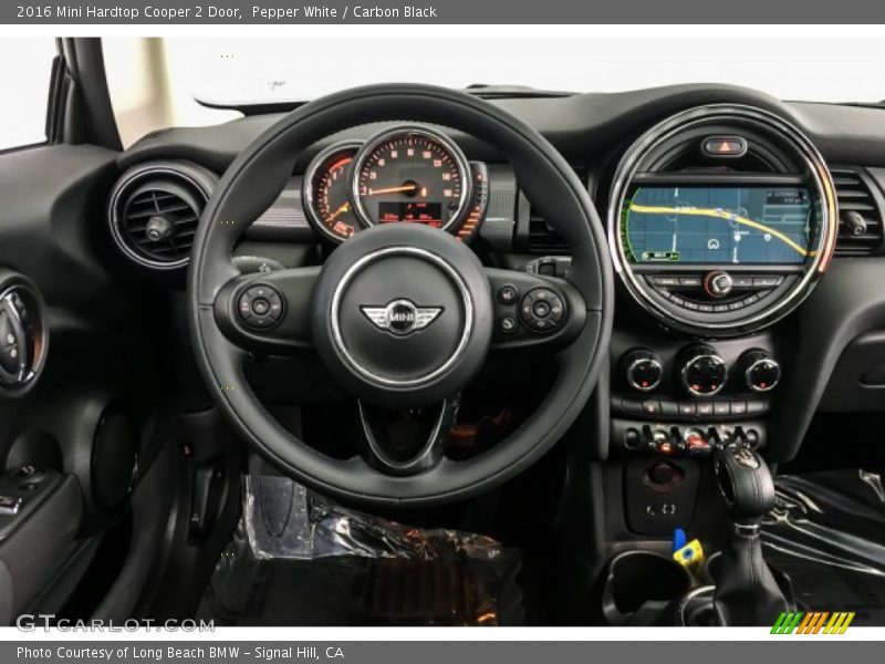 Pepper White / Carbon Black 2016 Mini Hardtop Cooper 2 Door