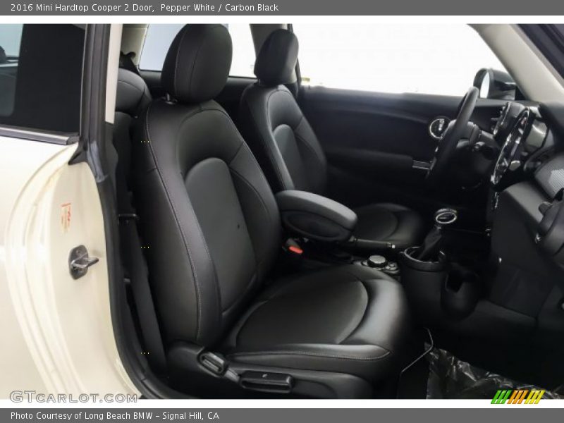 Pepper White / Carbon Black 2016 Mini Hardtop Cooper 2 Door