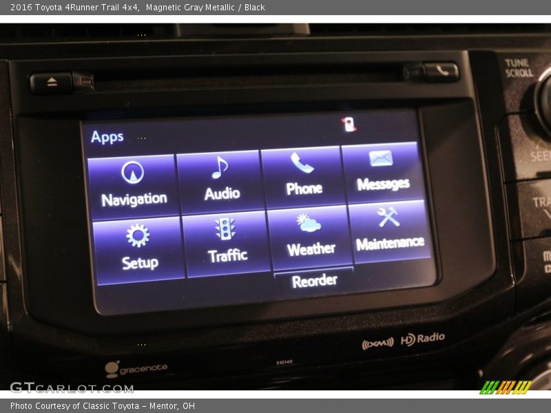 Magnetic Gray Metallic / Black 2016 Toyota 4Runner Trail 4x4
