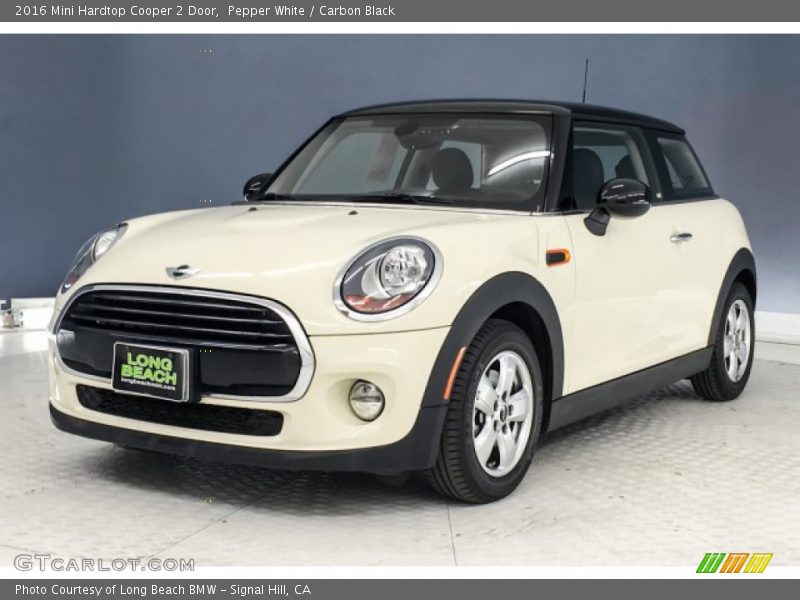 Pepper White / Carbon Black 2016 Mini Hardtop Cooper 2 Door