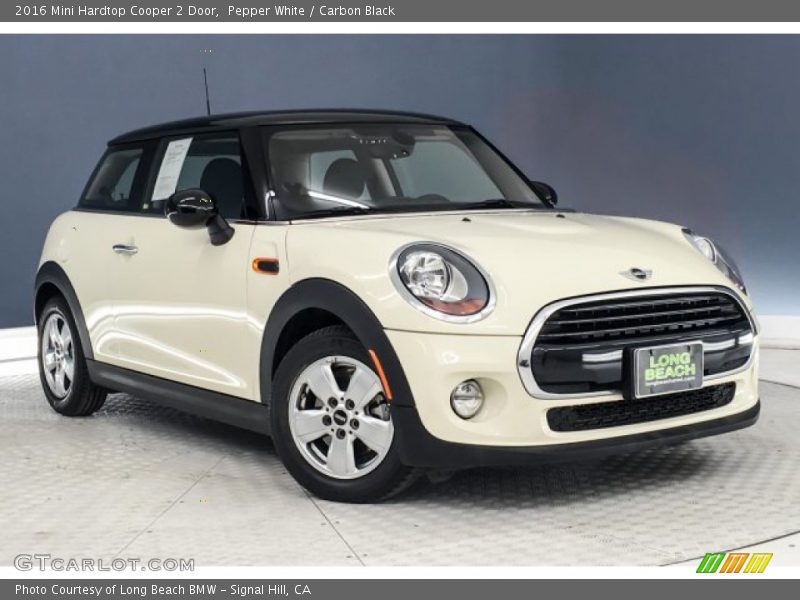 Pepper White / Carbon Black 2016 Mini Hardtop Cooper 2 Door