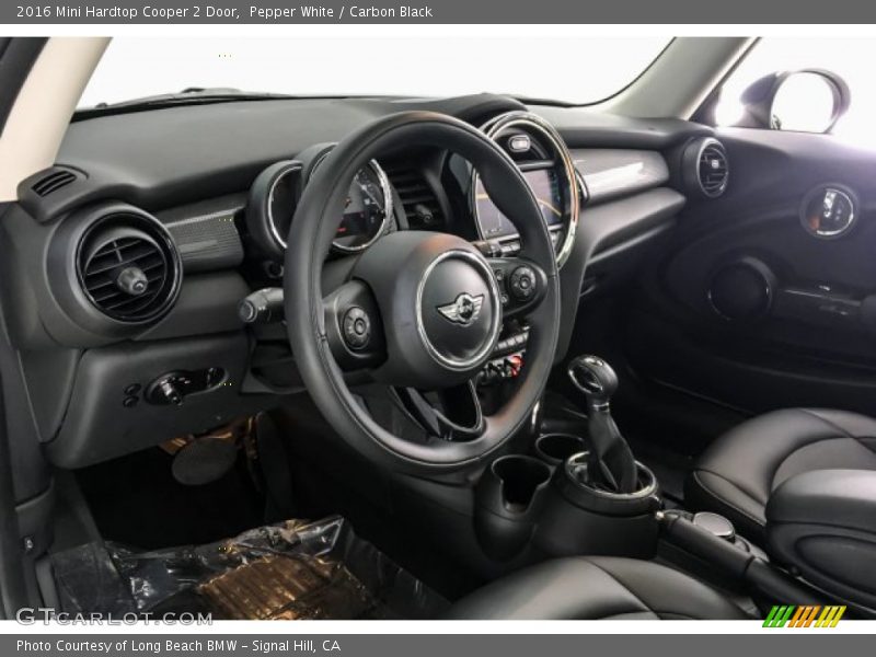 Pepper White / Carbon Black 2016 Mini Hardtop Cooper 2 Door