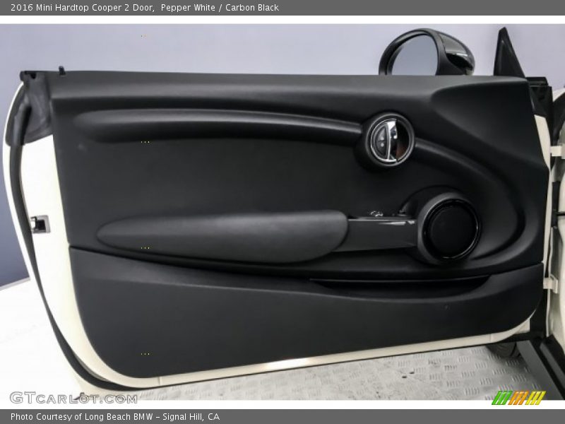Pepper White / Carbon Black 2016 Mini Hardtop Cooper 2 Door