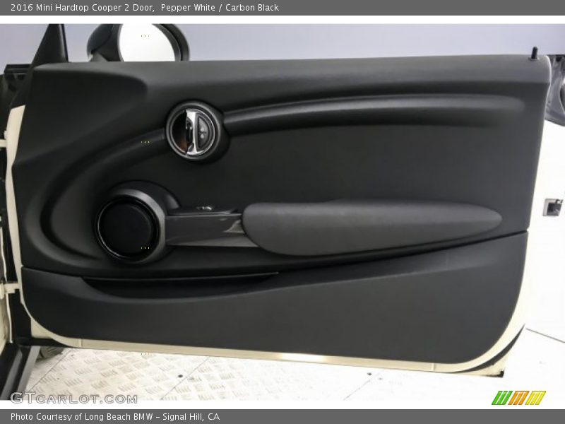 Pepper White / Carbon Black 2016 Mini Hardtop Cooper 2 Door
