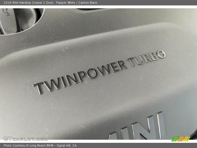 Pepper White / Carbon Black 2016 Mini Hardtop Cooper 2 Door