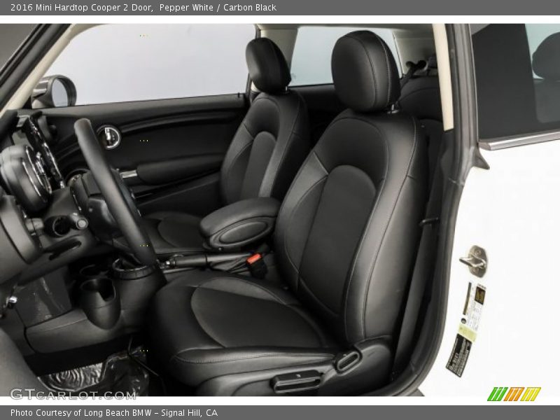 Pepper White / Carbon Black 2016 Mini Hardtop Cooper 2 Door