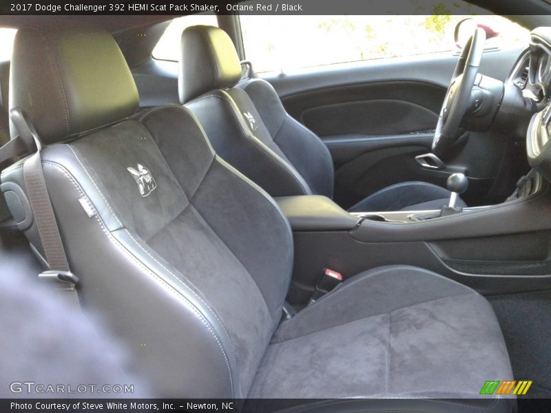 Octane Red / Black 2017 Dodge Challenger 392 HEMI Scat Pack Shaker