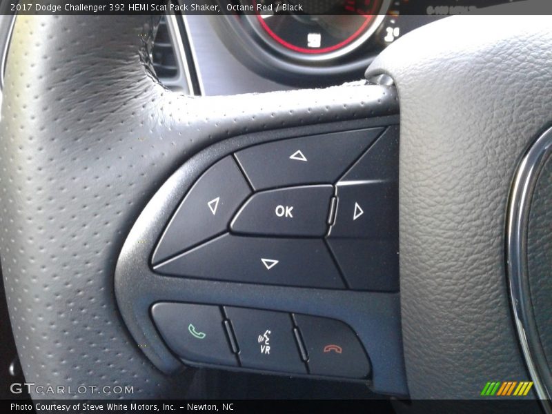 Octane Red / Black 2017 Dodge Challenger 392 HEMI Scat Pack Shaker