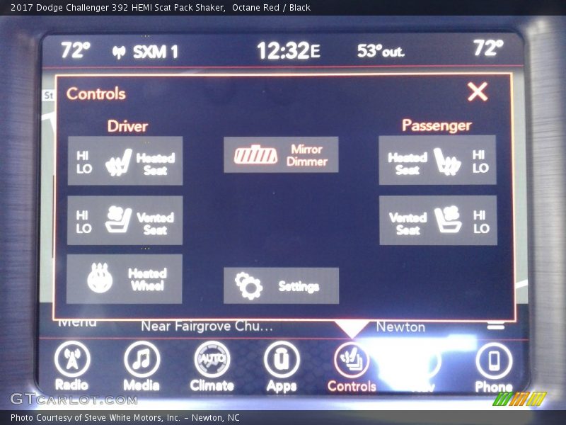 Octane Red / Black 2017 Dodge Challenger 392 HEMI Scat Pack Shaker