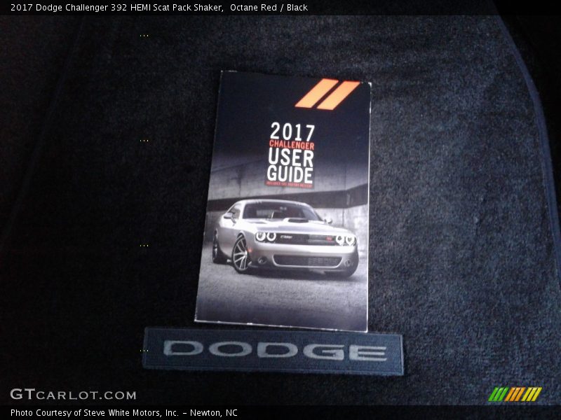 Octane Red / Black 2017 Dodge Challenger 392 HEMI Scat Pack Shaker