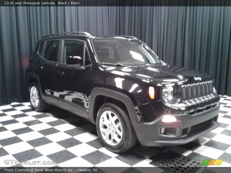 Black / Black 2018 Jeep Renegade Latitude