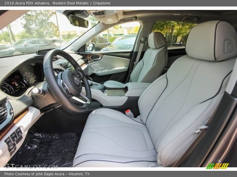 Modern Steel Metallic / Graystone 2019 Acura RDX Advance