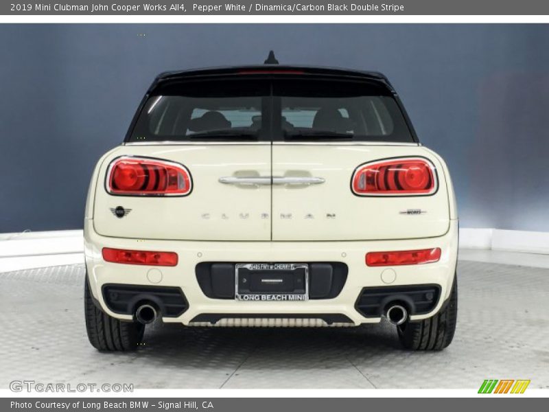 Pepper White / Dinamica/Carbon Black Double Stripe 2019 Mini Clubman John Cooper Works All4