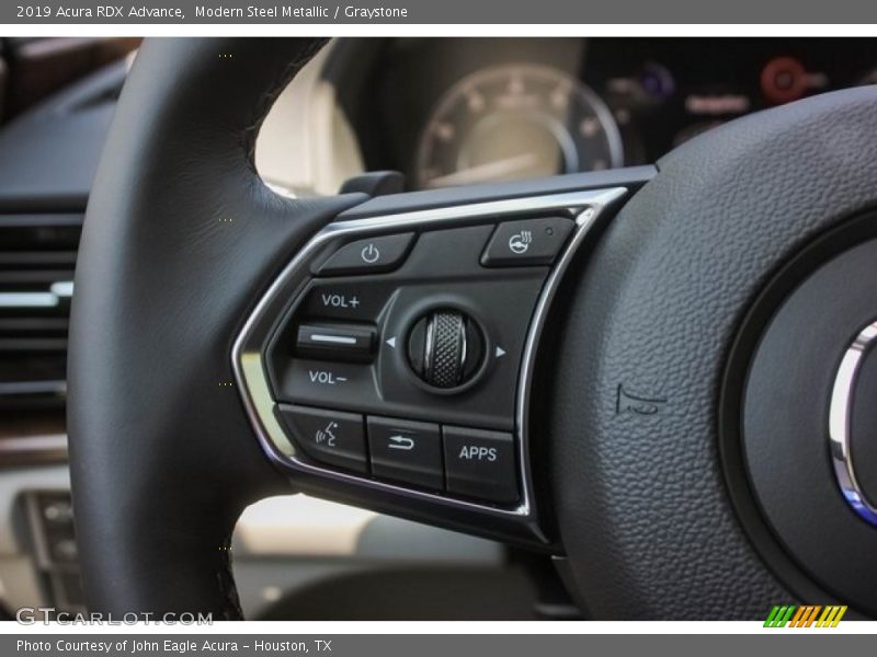 Modern Steel Metallic / Graystone 2019 Acura RDX Advance