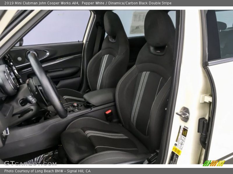  2019 Clubman John Cooper Works All4 Dinamica/Carbon Black Double Stripe Interior