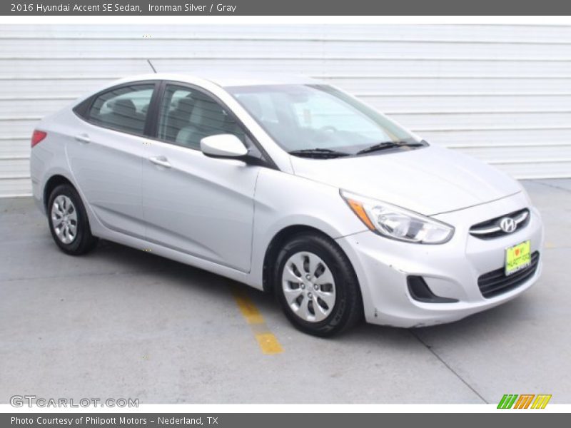 Ironman Silver / Gray 2016 Hyundai Accent SE Sedan
