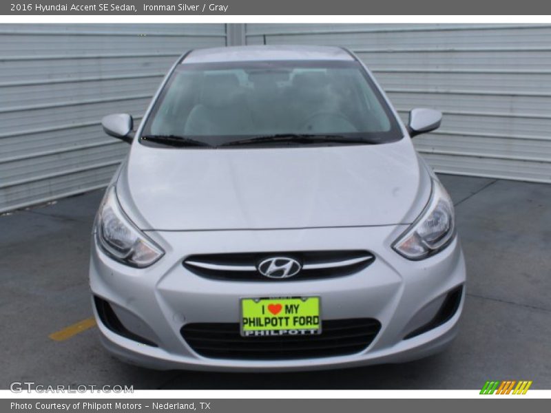 Ironman Silver / Gray 2016 Hyundai Accent SE Sedan