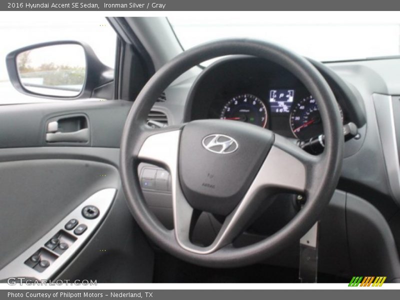 Ironman Silver / Gray 2016 Hyundai Accent SE Sedan
