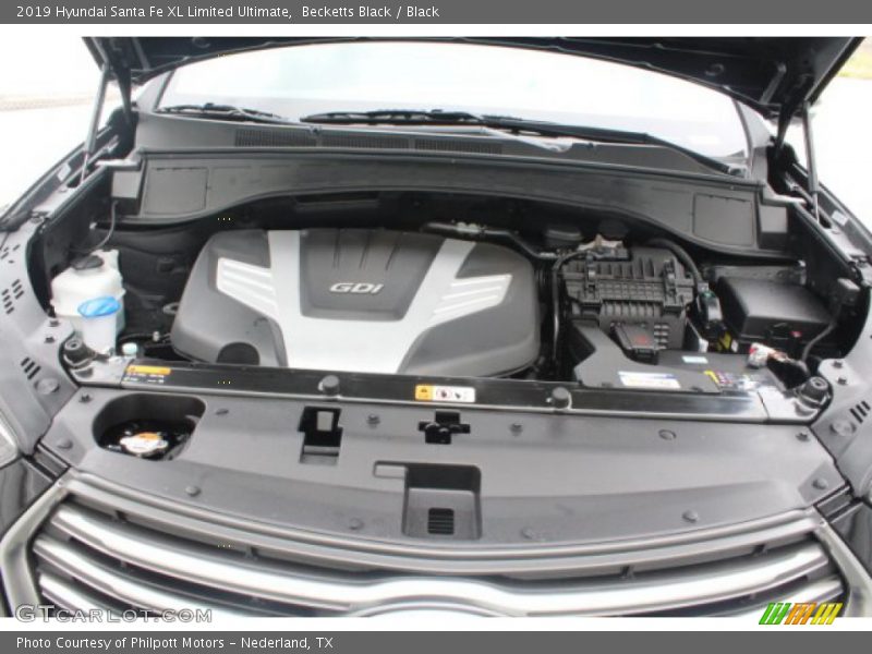  2019 Santa Fe XL Limited Ultimate Engine - 3.3 Liter GDI DOHC 24-Valve D-CVVT V6