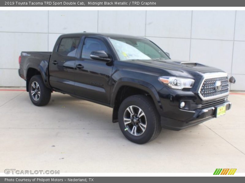 Midnight Black Metallic / TRD Graphite 2019 Toyota Tacoma TRD Sport Double Cab