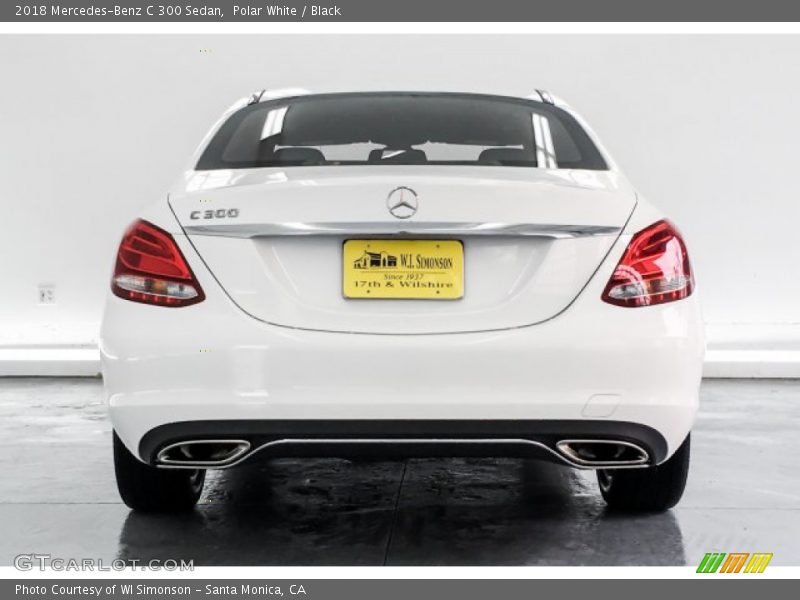 Polar White / Black 2018 Mercedes-Benz C 300 Sedan