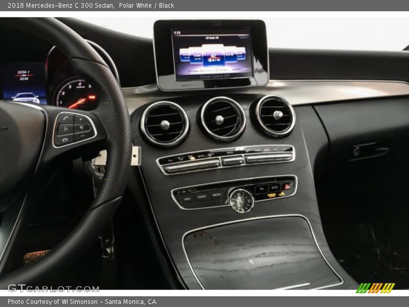Polar White / Black 2018 Mercedes-Benz C 300 Sedan
