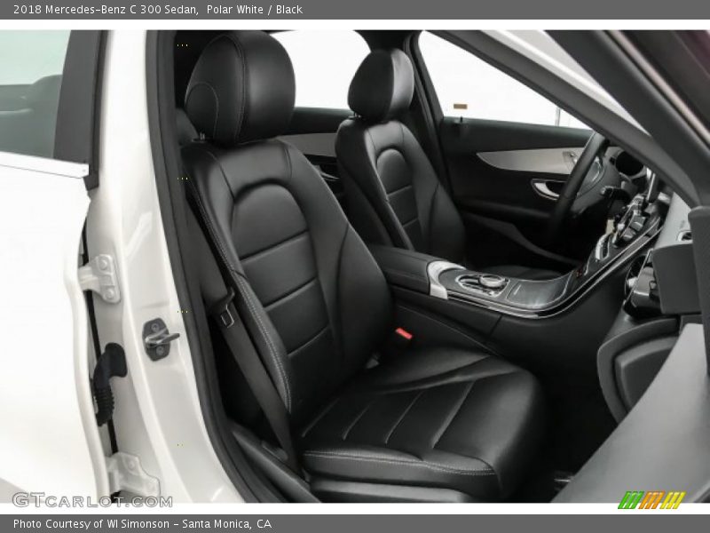 Polar White / Black 2018 Mercedes-Benz C 300 Sedan