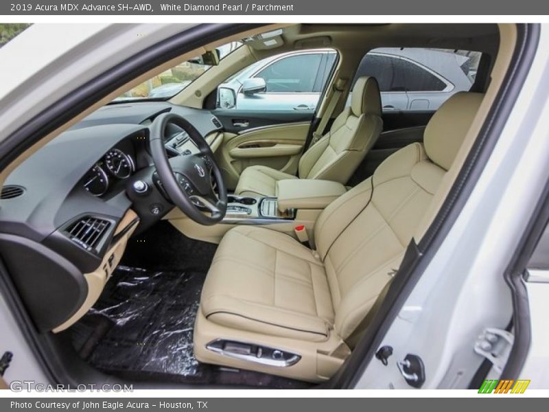 Front Seat of 2019 MDX Advance SH-AWD