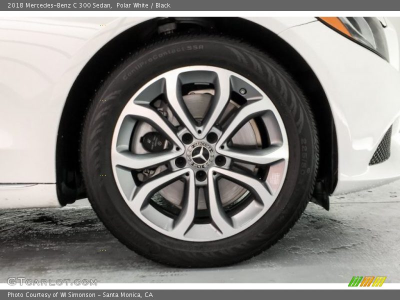 Polar White / Black 2018 Mercedes-Benz C 300 Sedan