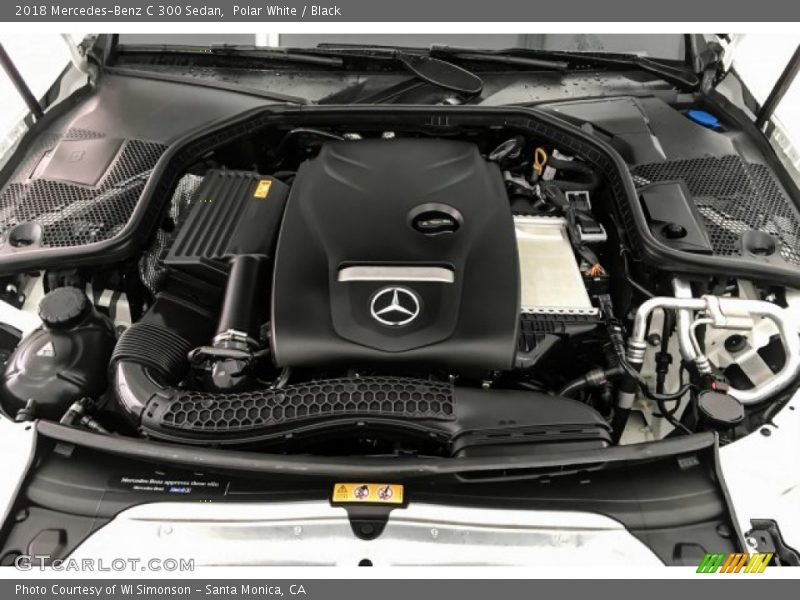 Polar White / Black 2018 Mercedes-Benz C 300 Sedan