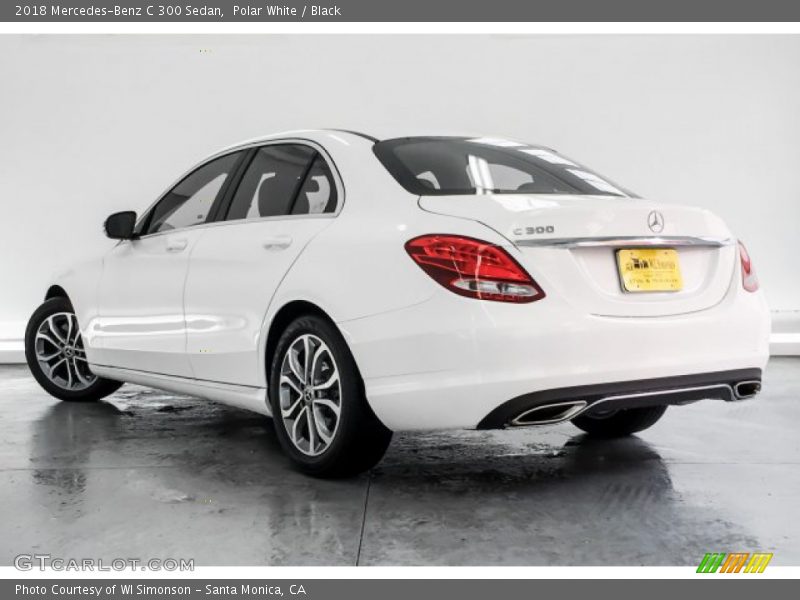 Polar White / Black 2018 Mercedes-Benz C 300 Sedan