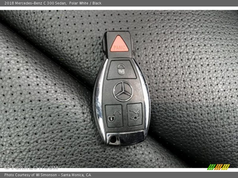 Polar White / Black 2018 Mercedes-Benz C 300 Sedan