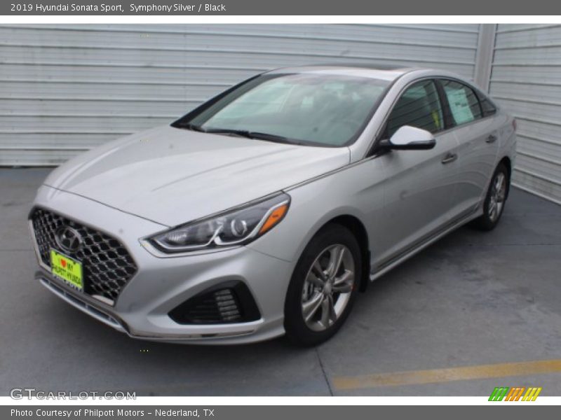 Symphony Silver / Black 2019 Hyundai Sonata Sport