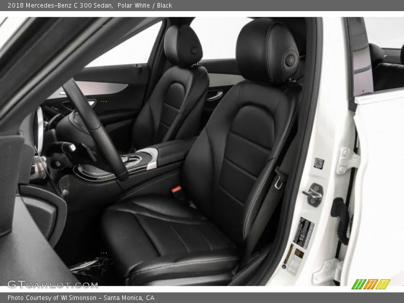 Polar White / Black 2018 Mercedes-Benz C 300 Sedan