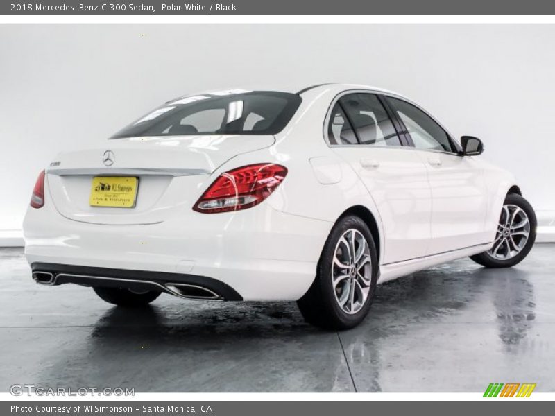 Polar White / Black 2018 Mercedes-Benz C 300 Sedan