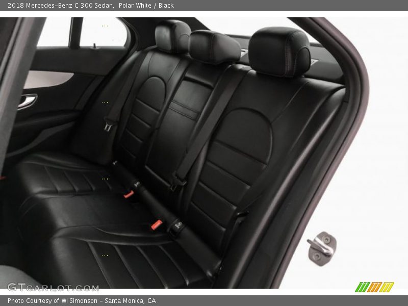 Polar White / Black 2018 Mercedes-Benz C 300 Sedan