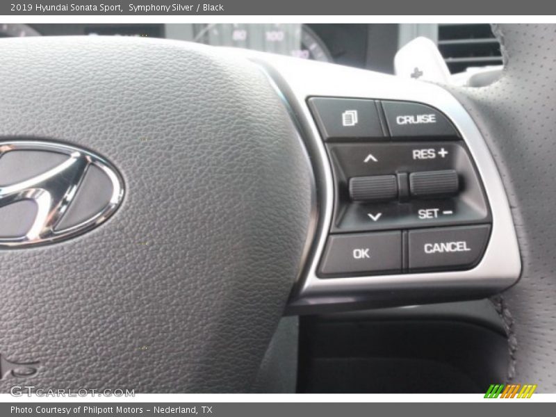 Symphony Silver / Black 2019 Hyundai Sonata Sport