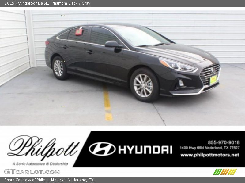 Phantom Black / Gray 2019 Hyundai Sonata SE