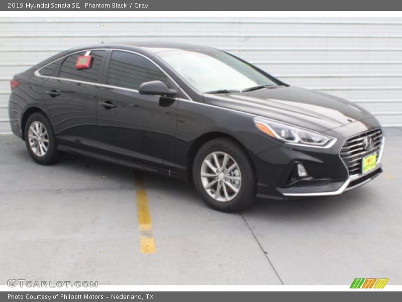 Phantom Black / Gray 2019 Hyundai Sonata SE