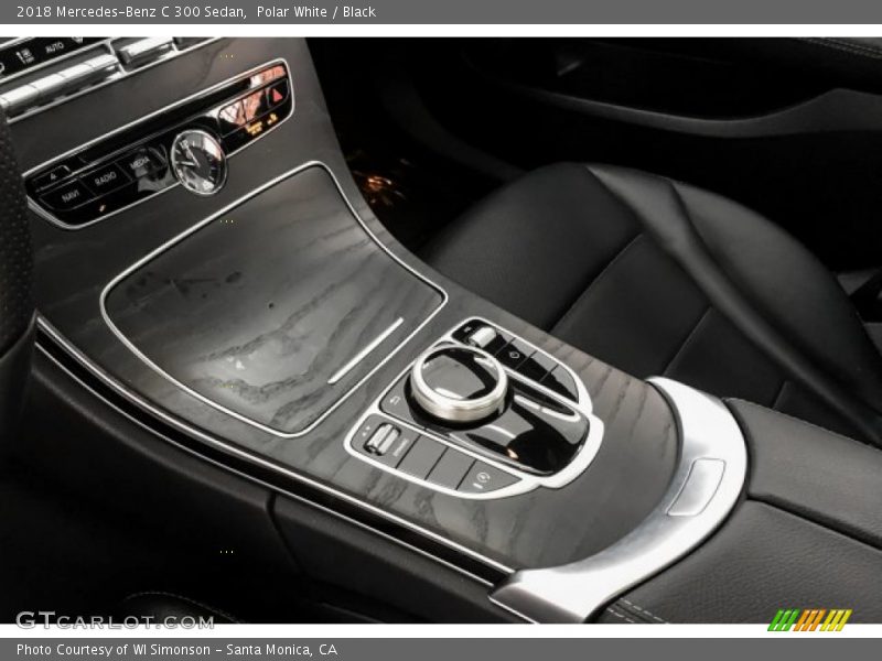 Polar White / Black 2018 Mercedes-Benz C 300 Sedan
