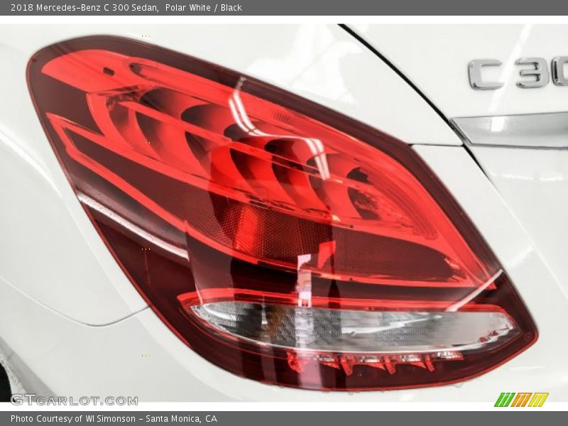 Polar White / Black 2018 Mercedes-Benz C 300 Sedan