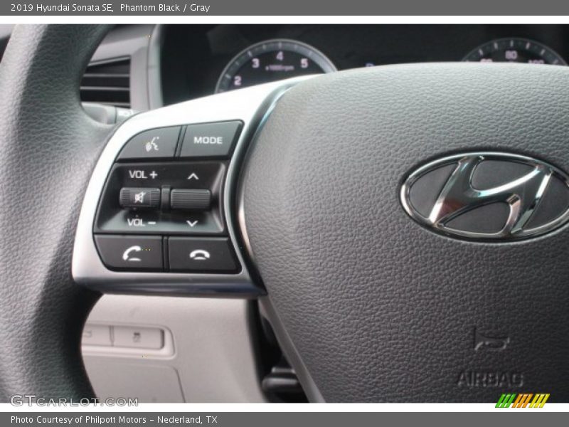 Phantom Black / Gray 2019 Hyundai Sonata SE