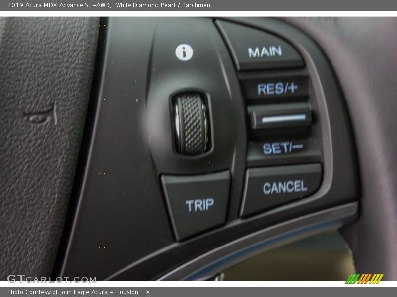 White Diamond Pearl / Parchment 2019 Acura MDX Advance SH-AWD