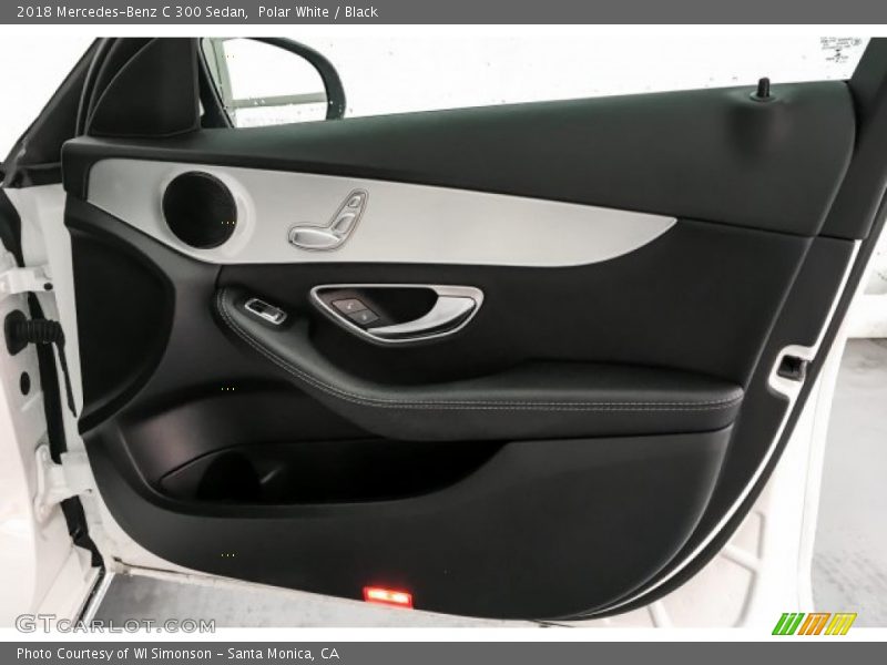 Polar White / Black 2018 Mercedes-Benz C 300 Sedan