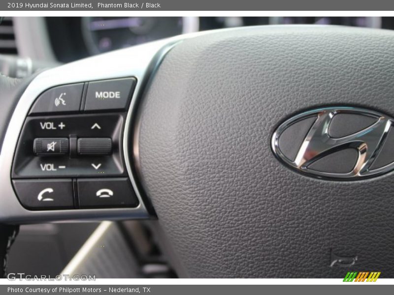 Phantom Black / Black 2019 Hyundai Sonata Limited